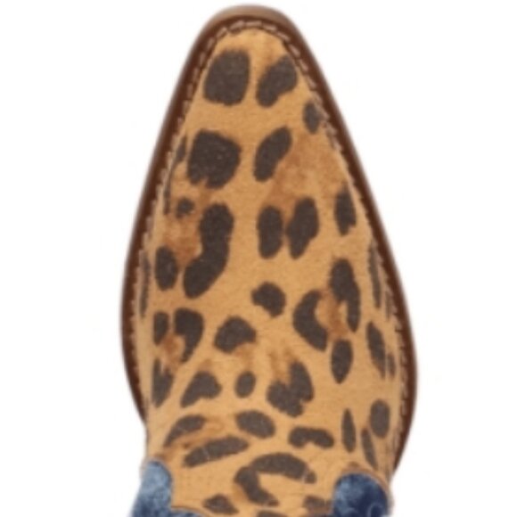 Dingo Tipsy Leopard  Leather Western Women's Boot 7.5 🆕⌚📦🏃💨🚚 - Picture 7 of 16